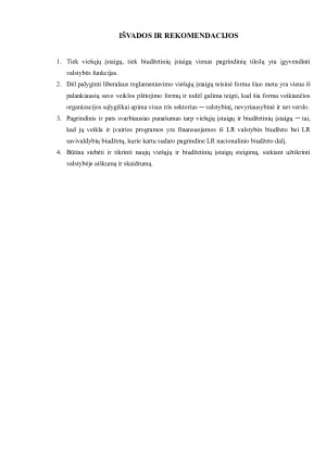 VIEŠŲJŲ IR BIUDŽETINIŲ ĮSTAIGŲ ADMINISTRAVIMO PANAŠUMŲ IR SKIRTUMŲ ĮVERTINIMAS. Paveikslėlis 10