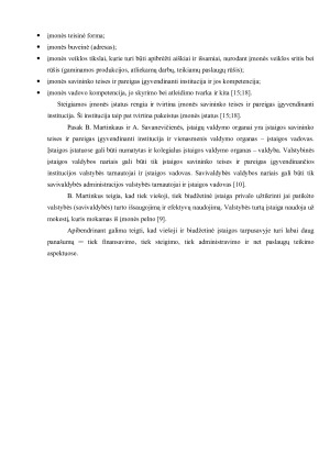 VIEŠŲJŲ IR BIUDŽETINIŲ ĮSTAIGŲ ADMINISTRAVIMO PANAŠUMŲ IR SKIRTUMŲ ĮVERTINIMAS. Paveikslėlis 9