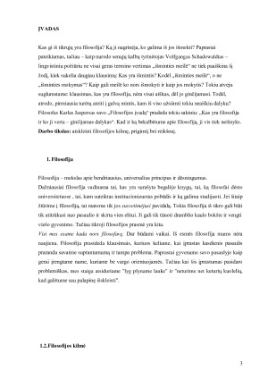 KAS YRA FILOSOFIJA KILMĖ, PRIGIMTIS, REIKŠMĖ. Paveikslėlis 3