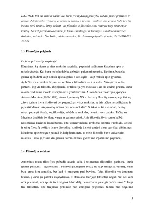 KAS YRA FILOSOFIJA KILMĖ, PRIGIMTIS, REIKŠMĖ. Paveikslėlis 5
