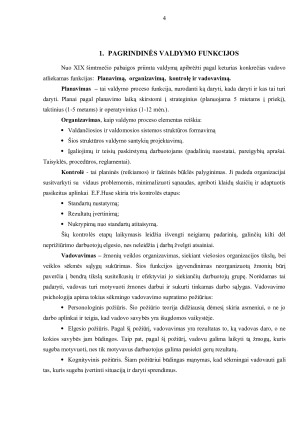 Vadovavimo viešojo administravimo institucijoms specifika. Paveikslėlis 4