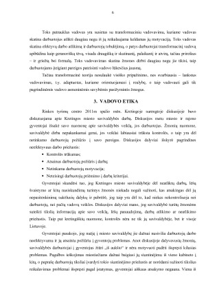 Vadovavimo viešojo administravimo institucijoms specifika. Paveikslėlis 6