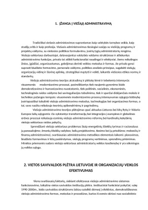 Viešojo administravimo problemos Lietuvoje. Paveikslėlis 4