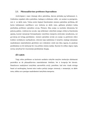 Piktnaudžiavimo tarnybiniu transportu atvejo analizė. Paveikslėlis 10