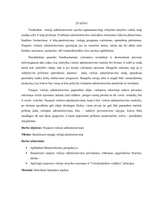 Naujasis viešasis administravimas. Paveikslėlis 3