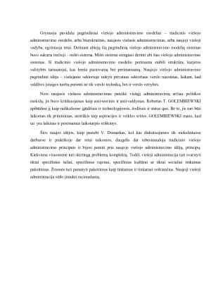 Naujasis viešasis administravimas. Paveikslėlis 8