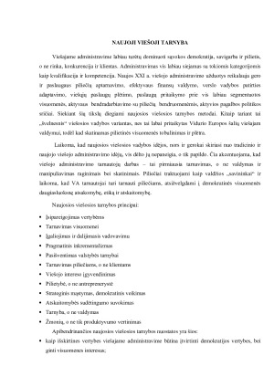 Naujasis viešasis administravimas. Paveikslėlis 9