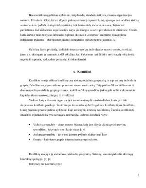 Valdžios nukrypimai (prievarta, nepaklusimas ir k.t.) biurokratinėse organizacijose. Paveikslėlis 3