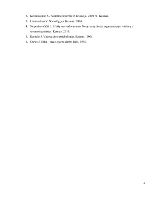 Valdžios nukrypimai (prievarta, nepaklusimas ir k.t.) biurokratinėse organizacijose. Paveikslėlis 6