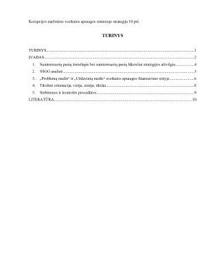 Korupcijos mažinimo sveikatos apsaugos sistemoje strategija