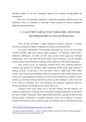 Valstybės tarnautojų pareigybių aprašymo specifika. Paveikslėlis 6