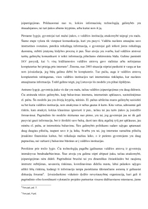 e-Demokratijos ir Informacinės visuomenės sąsajos. Paveikslėlis 6