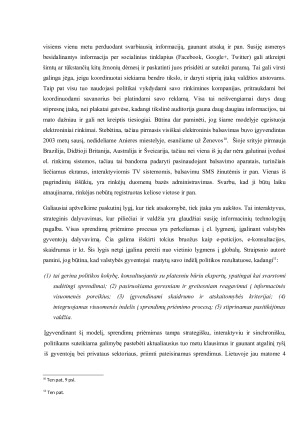 e-Demokratijos ir Informacinės visuomenės sąsajos. Paveikslėlis 7
