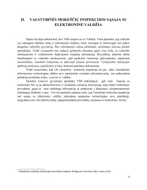 Elektroninė valdžia LR Valstybinėje mokieščių inspekcijoje. Paveikslėlis 6