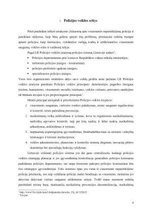 Policija visuomenės akyse nepasitikėjimo Lietuvos policija problemos sprendimo būdai. Paveikslėlis 4