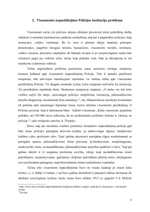 Policija visuomenės akyse nepasitikėjimo Lietuvos policija problemos sprendimo būdai. Paveikslėlis 6