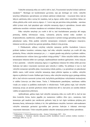 ETIKA VALSTYBĖS TARNYBOJE. Paveikslėlis 8