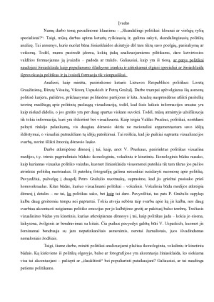 Skandalingi politikai klounai ar viešųjų ryšių specialistai