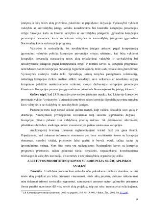 Korupcijos prevencija ir antikorupcinės sistemos veikla Lietuvoje. Paveikslėlis 10