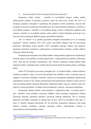 Korupcijos prevencija ir antikorupcinės sistemos veikla Lietuvoje. Paveikslėlis 6