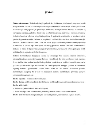 Politinio korektiškumo raiška ir problemos Lietuvos viešojoje komunikacijoje. Paveikslėlis 2