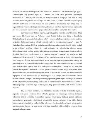 Politinio korektiškumo raiška ir problemos Lietuvos viešojoje komunikacijoje. Paveikslėlis 7
