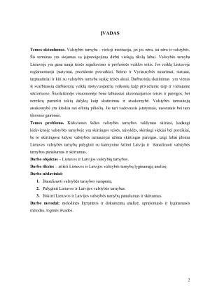 Lietuvos ir Latvijos valstybės tarnybų lyginamoji analizė. Paveikslėlis 2