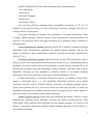 Piliečių dalyvavimo viešajame administravime formos ir galimybės Lietuvoje. Paveikslėlis 5