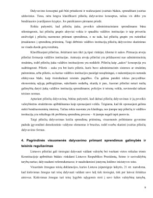 Piliečių dalyvavimo viešajame administravime formos ir galimybės Lietuvoje. Paveikslėlis 7