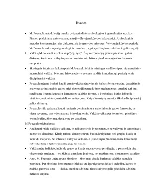 Valdžios sampratos transformacijos M. Foucault idėjų originalumas. Paveikslėlis 10