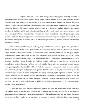 Pergalės dienos minėjimas Rusijoje kaip propagandinis ritualas. Paveikslėlis 2