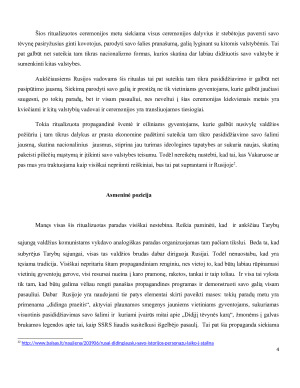 Pergalės dienos minėjimas Rusijoje kaip propagandinis ritualas. Paveikslėlis 4