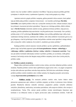 POLITIKOS MOKSLAS – SOCIALINIS MOKSLAS. Paveikslėlis 5