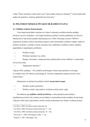 POLITIKOS MOKSLAS – SOCIALINIS MOKSLAS. Paveikslėlis 8