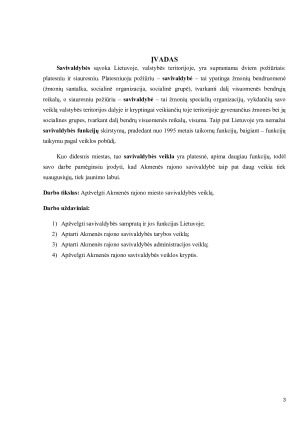 AKMENĖS RAJONO SAVIVALDYBĖS VEIKLA. Paveikslėlis 3