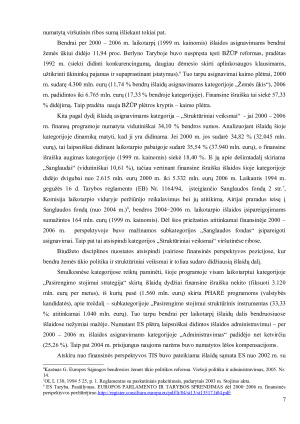 ES politika plėtojant žemės ūkį. Paveikslėlis 7