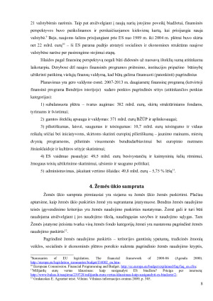 ES politika plėtojant žemės ūkį. Paveikslėlis 8