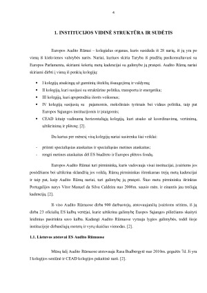 Europos Sąjungos Audito Rūmai. Paveikslėlis 4