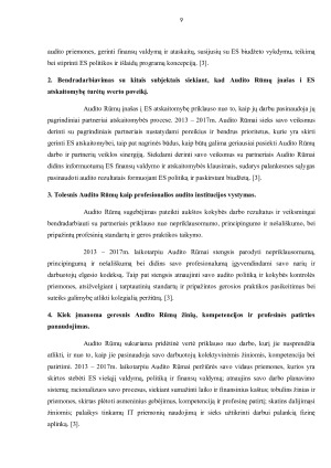 Europos Sąjungos Audito Rūmai. Paveikslėlis 9