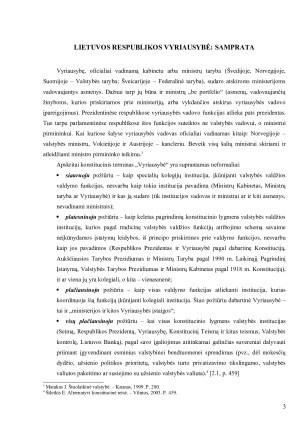 Lietuvos Respublikos Vyriausybės samprata ir sudarymo tvarka. Paveikslėlis 3