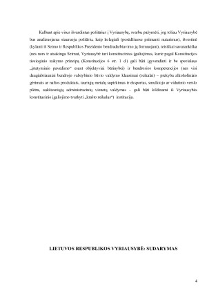 Lietuvos Respublikos Vyriausybės samprata ir sudarymo tvarka. Paveikslėlis 4