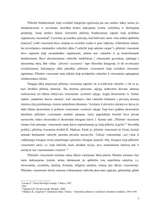 Demokratija ir pilietinė visuomenė - tarpusavio sąveikos paieška. Paveikslėlis 5