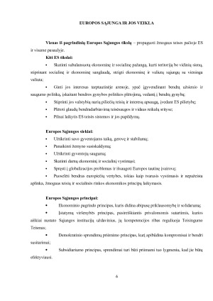 EUROPOS SĄJUNGA IR JOS PLĖTRA. Paveikslėlis 6