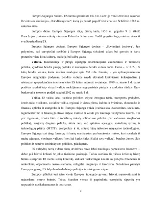 EUROPOS SĄJUNGA IR JOS PLĖTRA. Paveikslėlis 8