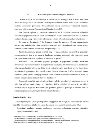 INSTITUCIJOS, ATLIEKANČIOS STANDARTIZACIJĄ IR SERTIFIKACIJĄ LIETUVOJE. Paveikslėlis 4