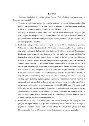 BIUDŽETINĖ ĮSTAIGA VS VIEŠOJI ĮSTAIGA. Paveikslėlis 9