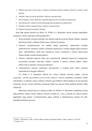 KAS YRA VIEŠOJO VALDYMO REFORMA. Paveikslėlis 6