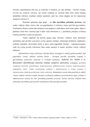 KAS YRA VIEŠOJO VALDYMO REFORMA. Paveikslėlis 8