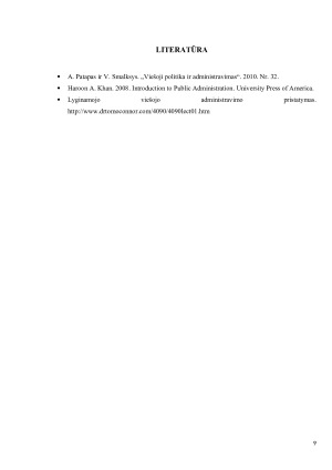 LYGINAMOJO VIEŠOJO ADMINISTRAVIMO PUBLIKACIJOS ŽURNALE „VIEŠOJI POLITIKA IR ADMINISTRAVIMAS“ 2006 – 2013 METAIS. Paveikslėlis 9