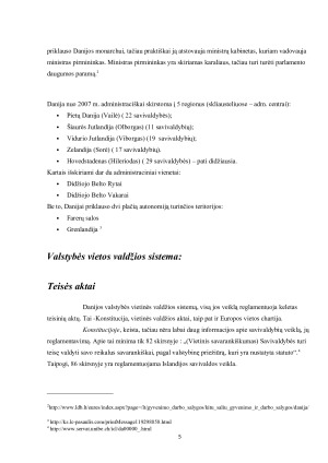 Danijos Karalystės vietos valdžios sistema. Paveikslėlis 5